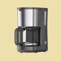 Produktbild: Braun Glaskrug-Kaffeemaschine PurShine KF 1500 GY - Edelstahl/grau
