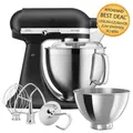 Produktbild: KitchenAid Artisan Küchenmaschine 4,8L 5KSM185 Gusseisen Schwarz Zubehöraktion