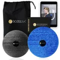 Produktbild: BOZEERA Faszienball Set 10cm & 8cm zur Massage inkl. Video, Booklet, Tasche