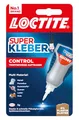 Produktbild: Loctite Universal Control Superkleber-Gel, hohe Flexibilität und Schlagfestigkeit, präzise Dosierung & sekundenschnelles Kleben, Wasser- und Spülmaschienenfest, Transparent, 3g