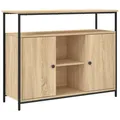 Produktbild: vidaXL Sideboard Sonoma-Eiche 100 x 35 x 80 cm Holzwerkstoff