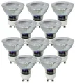 Produktbild: TRANGO LED-Leuchtmittel, 10er Pack GU10CWSD-10 GU10 LED Leuchtmittel 3-Stufen dimmbar - 6000K kaltweiss zum Austauschen GU10 & MR16 Halogen Leuchtmittel für Einbauleuchten, 10 St., Deckenstrahler, Einbaustrahler, Deckenleuchte, Spots
