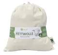 Produktbild: Bio Fettwolle Naturwolle 100g Schafwolle Rohwolle Wollfett Lanolin 100% Natur zur Pflege sensibler Hautpartien