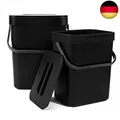 Produktbild: Biomülleimer Küche 2er-Set(5L+3L) Kunststoff Komposteimer Geruchsdicht A
