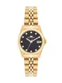 Produktbild: Rhodenwald & Söhne Damen Uhr analog Quarzwerk mit Edelstahl Armband gelbgold 10010491