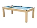 Produktbild: Vente-unique-Multifunktionstisch Billard & Tischtennis - 213 x 112 x 81,5 cm - Blau - Balthazar