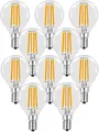 Produktbild: 10er Set 5 Watt LED Trango Leuchtmittel E14 Filament 3000K Glühbirne E14002-10