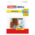 Produktbild: Tesa - Zugluftstreifen moll® Universal selbstklebend für Tür 1mx38mm braun