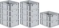 Produktbild: SparSet 10x Eurobox NextGen Economy | Griffe geschlossen |HxBxT 17x30x40cm | 16 Liter | Eurobehälter, Transportbox, Transportbehälter, Stapelbehälter