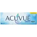 Produktbild: Acuvue Oasys Max 1-Day Multifocal (30er Packung) Tageslinsen (-5.5 dpt, Addition High (2.00-2.50) & BC 8.4) mit UV-Schutz für Allergiker