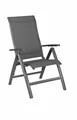 Produktbild: Kettler Multipositionssessel LEGATO CURVE, Aluminium Anthrazit / Outdoorgewebe A