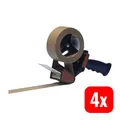 Produktbild: tesa Klebeband-Abroller ACK COMFORT Rot Blau Breite 50mm Verstellbar 4 STÜCK