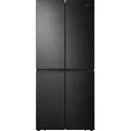 Produktbild: Hisense RQ563N4SF2 Cross Door Kühl-Gefrierkombination - NoFrostPlus - Inverter-Kompressor - HolidayMode - SuperCool - Nettofassungsvermögen 454 l... - Schwarz