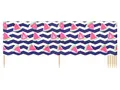 Produktbild: Ladeheid Windschutz Strand Sichtschutz mit Holzstab praktisches Strand Zubehör LAEX001 (Wassermelone-2, 4 m)