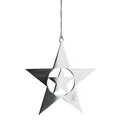 Produktbild: Fink Edelstahl Deko Stern Anhänger 15x15cm Hängedeko für Fenster oder Christbaum