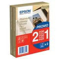 Produktbild: EPSON Fotopapier S042167 10,0 x 15,0 cm glänzend 255 g/qm 2x 40 Blatt