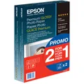 Produktbild: Epson Premium Glossy Photo Papier 10x15 2 x 40 Blatt 255 g/m² 131350170453
