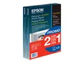 Produktbild: Epson Premium Glossy Photo Paper BOGOF - Glänzend - 100 x 150 mm - 255 g/m² - 40 Blatt Fotopapier (P ackung mit 2)