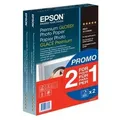 Produktbild: Epson Premium Glossy Photo Paper BOGOF - Glänzend - 100 x 150 mm - 255 g/m2 - 40 Blatt Fotopapier (Packung mit 2)