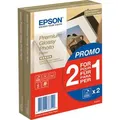 Produktbild: Epson Fotopapier S042167 PremiumGlossy, für Inkjet, 10 x 15 cm, 255 g/m², glänzend, 80 Blatt