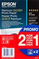 Produktbild: Original EPSON Premium Glossy Fotopapier 10 x 15 cm 2 x 40 Blatt