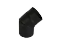 Produktbild: Sendeo Ofenrohr Ofenrohr Ø 120 mm, schwarz, Rohrbogen, verstellbar, 0-45°, 45 °