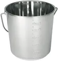 Produktbild: KERBL Edelstahleimer 12,3 l, mit Skalierung, hochglanzpoliert, 29377 000000000000859687