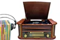 Produktbild: Nostalgie Holz Musikanlage Kompaktanlage Retro Stereoanlage Plattenspieler Radio