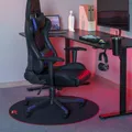 Produktbild: NanoRS RS172 Gaming Stuhlmatte, Durchmesser: 100 cm, Bodenschutz, Bodenschutzmatte, Bürostuhl Unterlage, rutschfeste Oberfläche