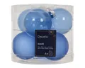 Produktbild: Kaemingk Weihnachtsbaumkugel, Weihnachtskugeln Glas 6cm x 6 Stück - Himmelblau transparent