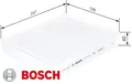 Produktbild: BOSCH 1987435003 Filter für Innenraumluft Innenraumfilter Filter