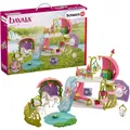 Produktbild: Schleich 42445 Bayala Spielset - Glitzerndes Blütenhaus Einhörnern See und Stall