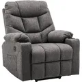 Produktbild: Mcombo - m Elektrischer Aufstehhilfe Fernsehsessel Relaxsessel usb, Stoff Grau, 7286