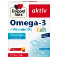Produktbild: Doppelherz Omega-3 + Vitamin D3 Kids 27 Gel-Tabs