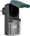 Produktbild: 1 Stück Digitale Zeitschaltuhr für die Steckdose 20 Zeiten / Tag IP44 NEU R2850