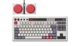 Produktbild: 8Bitdo Retro Mechanical Keyboard, Bluetooth/2.4G/USB-C Hot Swappable Gaming Keyboard with 87 Keys, Dual Super Programmable Buttons for Windows and Android - QWERTZ German ISO Layout