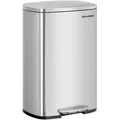 Produktbild: Songmics Mülleimer LTB050E01, silber, aus Edelstahl, 50 Liter