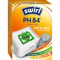 Produktbild: Swirl PH 84 EcoPor Staubsaugerbeutel (4 Beutel), reißfeste Staubbeutel für einige Philips & Nilfisk Staubsauger, 99,9% Filterung von Hausstaub & allergenem Feinstaub, Weiß