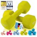 Produktbild: Body & Mind® Hanteln 2er Set Gymnastikhanteln Neopren Dumbbells Kurzhanteln; Effektives Krafttraining Fitness Workout für Zuhause (2 x 4kg)
