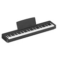 Produktbild: Yamaha P-145 Digital Piano, Schwarz – Leichtes und tragbares Digital Piano mit der Graded-Hammer-Compact Tastatur mit 88 gewichteten Tasten und 10 Instrumentenklängen