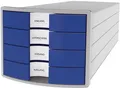 Produktbild: HAN 1012-14 Schubladenbox IMPULS - A4/C4, 4 geschlossene Schubladen, lichtgrau/b