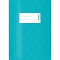 Produktbild: HERMA Heftumschlag mit Baststruktur türkis Kunststoff DIN A5