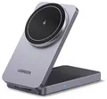 Produktbild: UGREEN W528 Magnetic Charger 2-in-1 Wireless Charger 7.5W Induktionslade-Standard Grau Wireless Charger