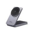 Produktbild: UGREEN W528 Magnetic Wireless Charger 2-in-1 Ladestation faltbar grau