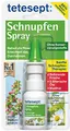Produktbild: tetesept Schnupfen Spray – Nasenspray mit 5 ätherischen Ölen bei Erkältung - befreit die Nase, erleichtert das Durchatmen und befeuchtet die Nasenschleimhaut, 1 x 20 ml