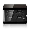 Produktbild: MODALO Uhrenbeweger (Watch Winder) Ambiente MV4 für 2 Uhren Schwarzes Makassar-Holz Design
