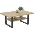 Produktbild: Couchtisch - Artisan Eiche - schwarz - U-Gestell - 105x69 cm