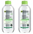 Produktbild: ✅ Garnier Mizellen Reinigungswasser All-In-One Mischaut Gesicht 2x 400ml ✅