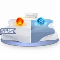 Produktbild: Knoop Home & Living ® Orthopädisches Nackenkissen Memory Foam - Ergonomisches Kopfkissen gegen Nackenschmerzen & Verspannungen - Perfekt für Seitenschläfer & Rückenschläfer - Abnehmbarer Bezug