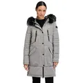 Produktbild: Betty Barclay Steppjacke Damen mit Kapuze grau|silberfarben 44